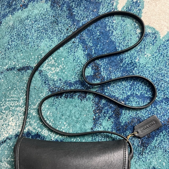 VTG Coach Quincy Black Crossbody Bag 9919 - Picture 10 of 11